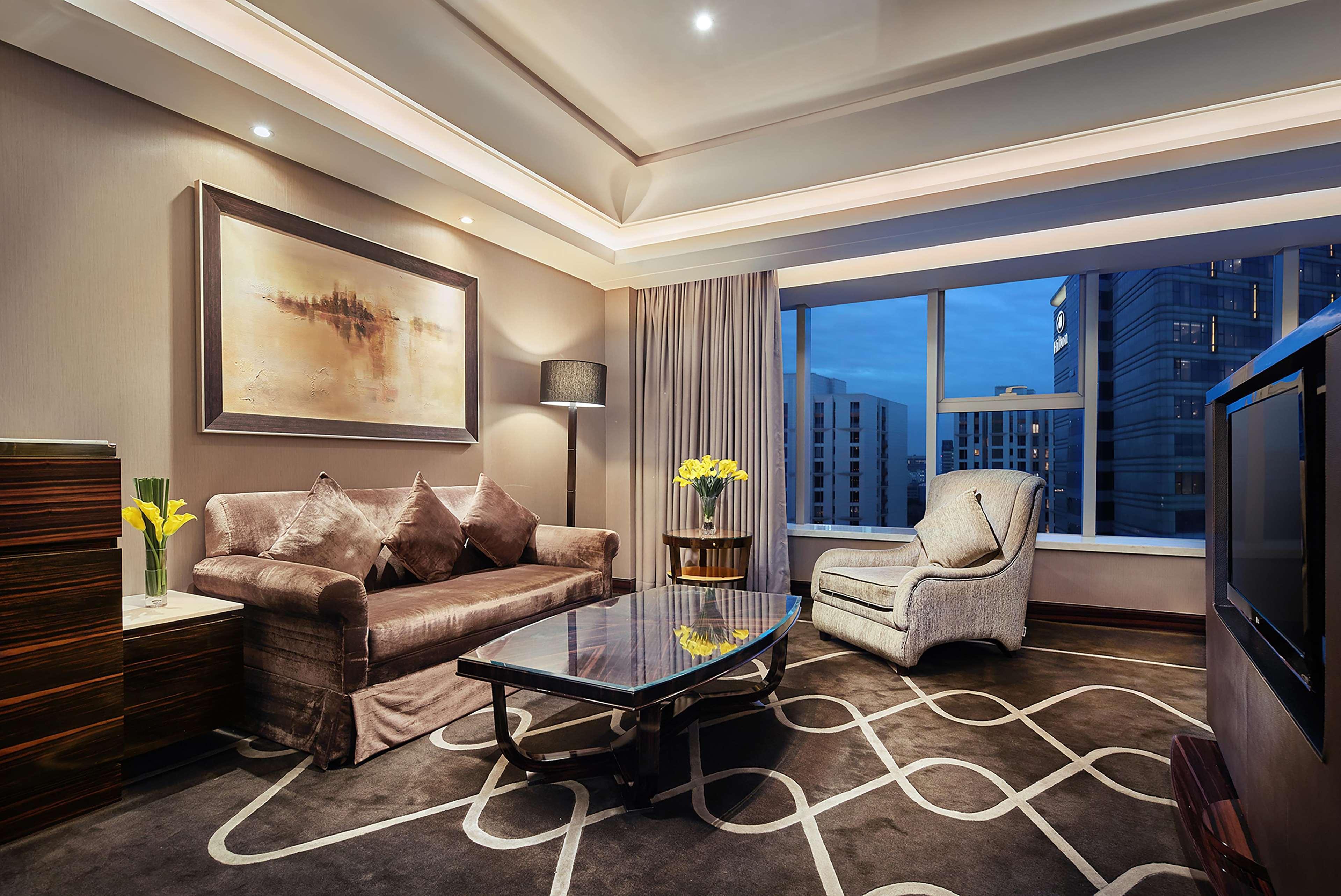 Hilton Shanghai Hongqiao Xangai Exterior foto