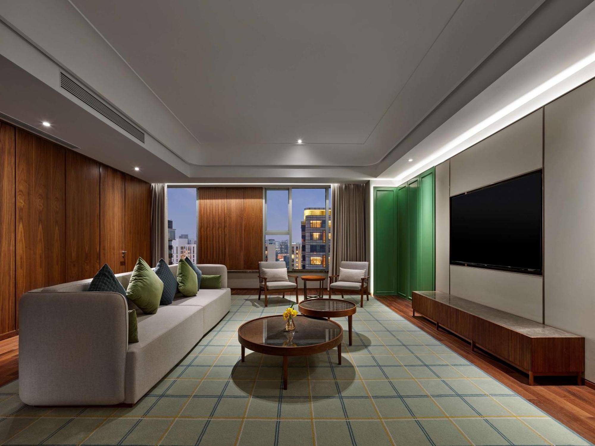 Hilton Shanghai Hongqiao Xangai Exterior foto