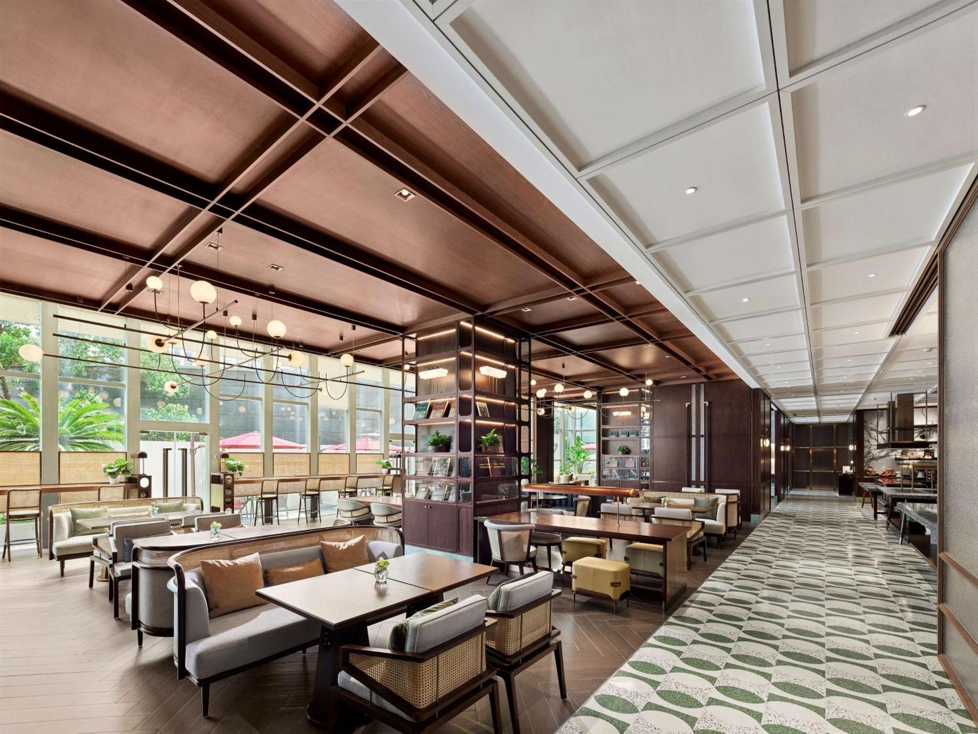 Hilton Shanghai Hongqiao Xangai Exterior foto