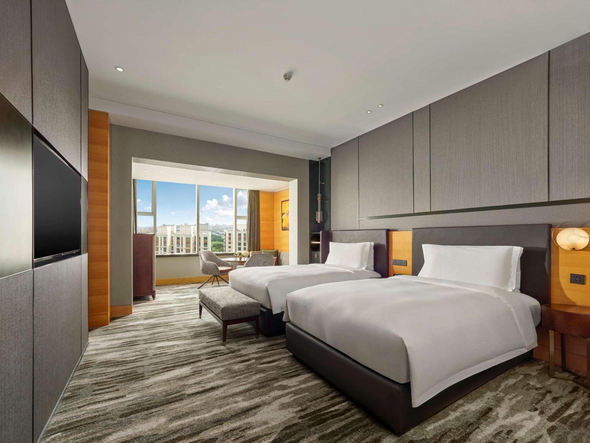 Hilton Shanghai Hongqiao Xangai Exterior foto