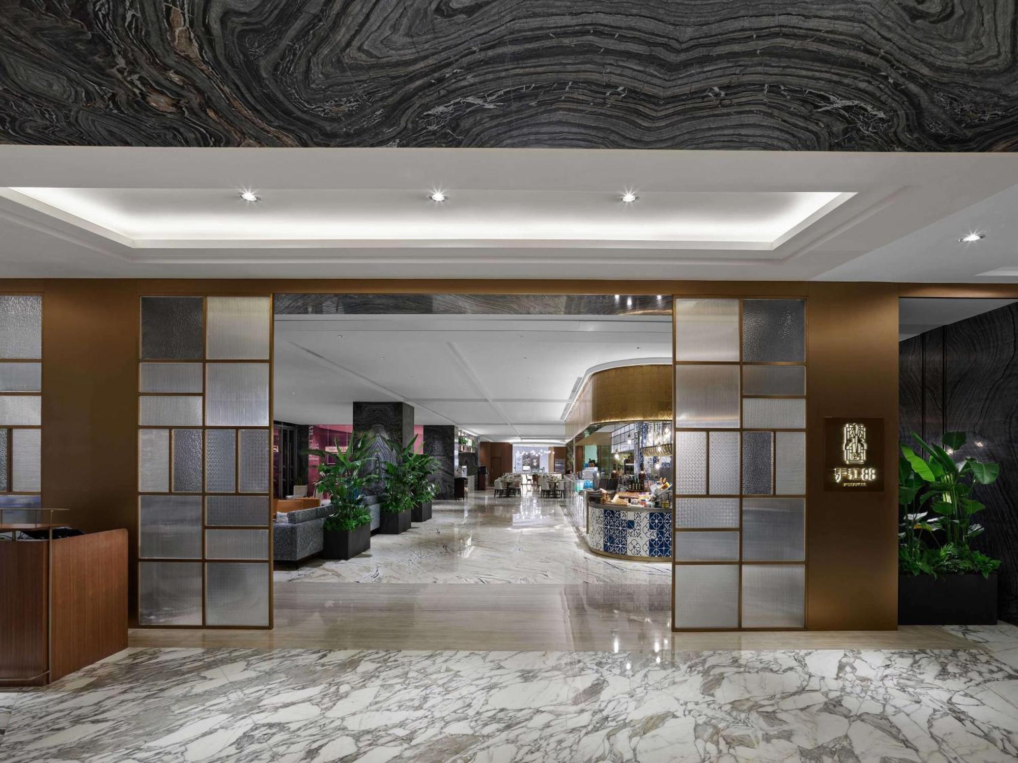 Hilton Shanghai Hongqiao Xangai Exterior foto